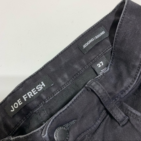 Joe Fresh 27 charcoal grey jeggings skinny jeans - Picture 2 of 7